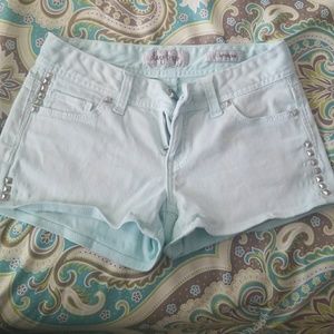 Daytrip light teal shorts
